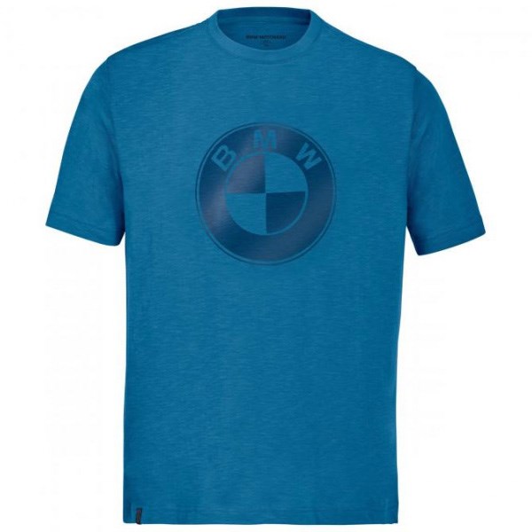 BMW T-shirt logo Herre, blå