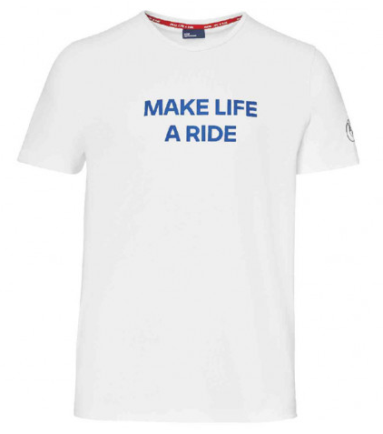 BMW T-shirt Make Life a Ride Herre