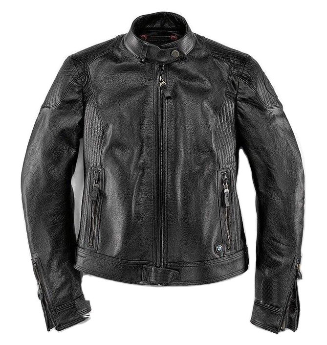 BMW Læderjakke, Sort, Dame