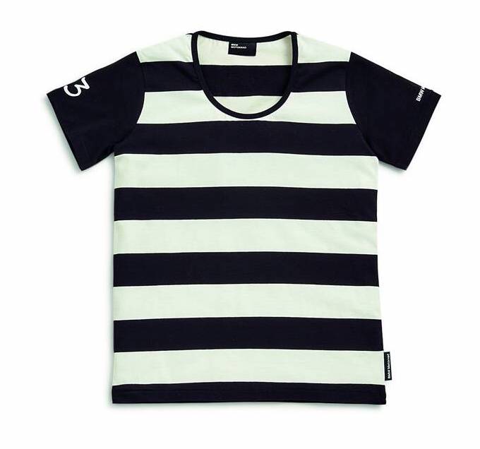 BMW Boxer Stribede T-shirt, Dame