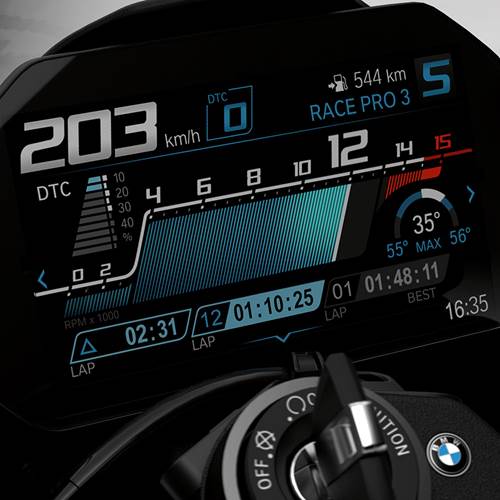 BMW S 1000 RR TFT display Xpedit
