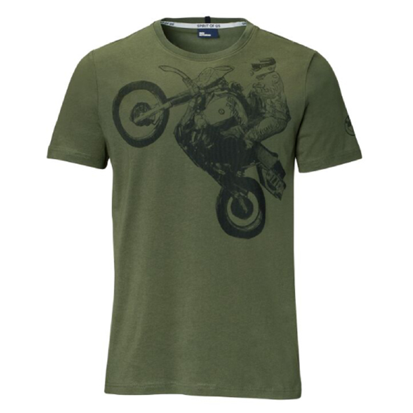 BMW Jump T'shirt, Oliven, Herre