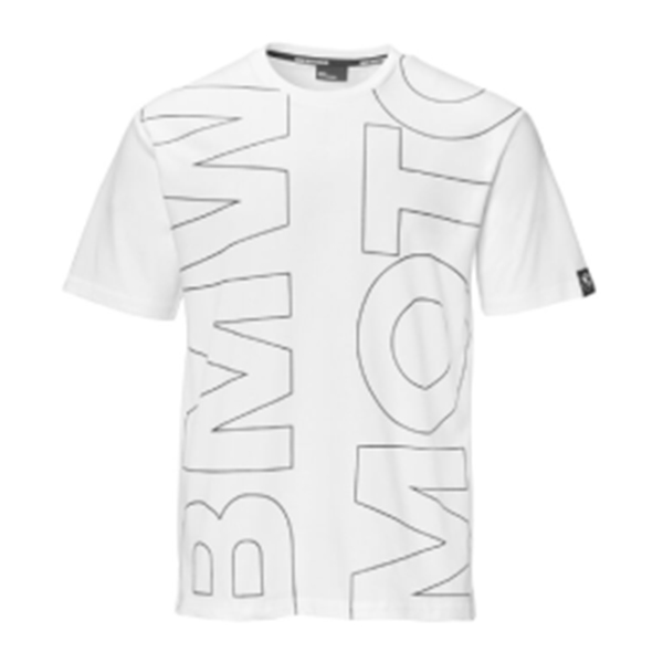 BMW T-shirt, BMW Motorrad, Hvid, herre