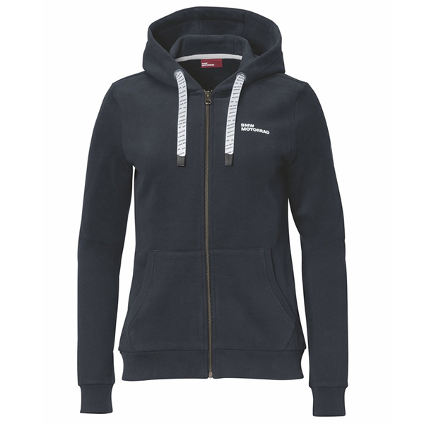 BMW Zip hoodie MLAR sort, dame