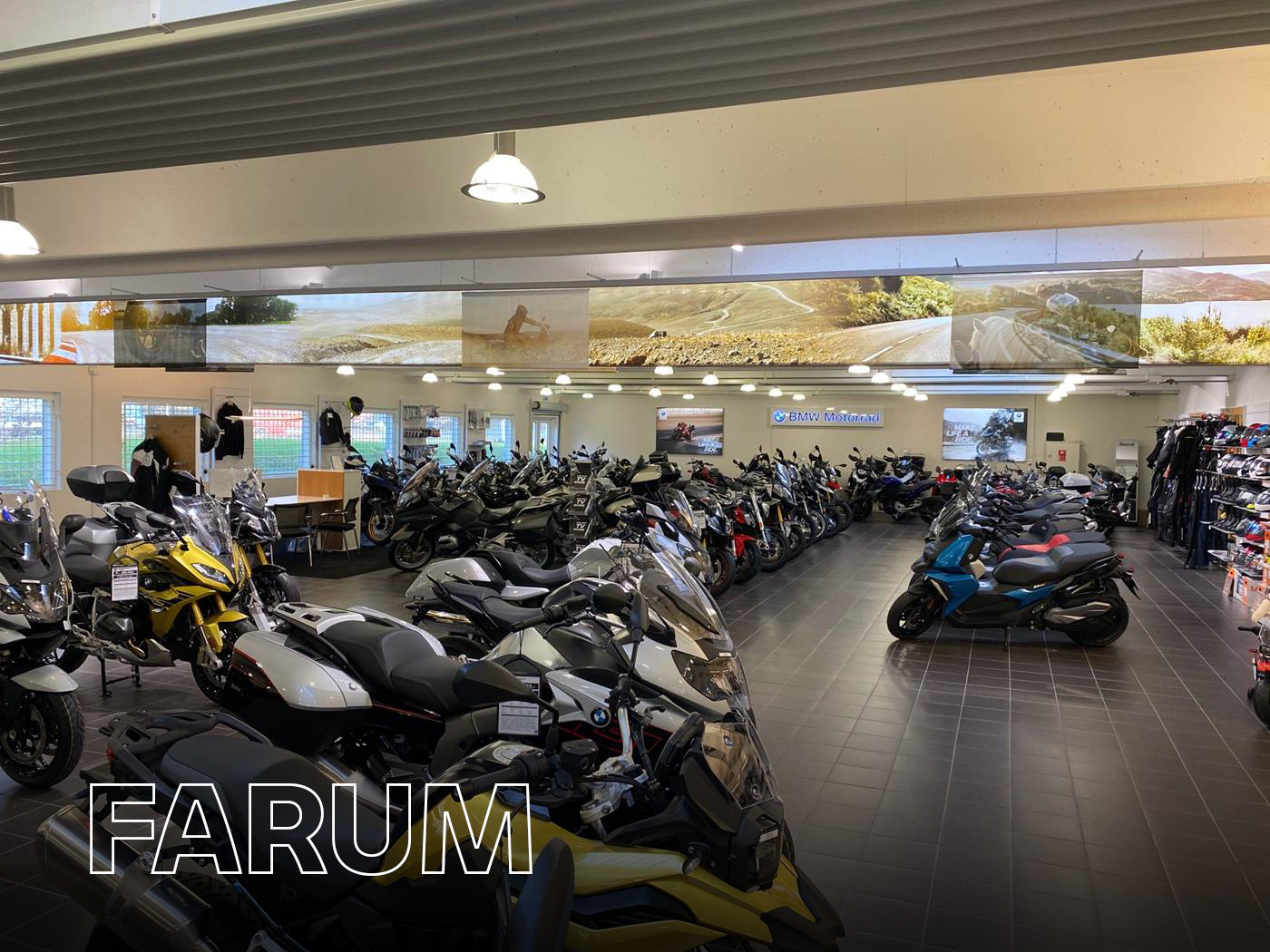 Udstillingslokalet i Xpedits afdeling i Farum