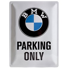 BMW "Parking Only" skilt lodret