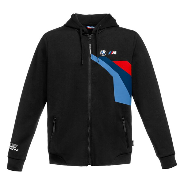 BMW Motorsport hættetrøje med lynlås