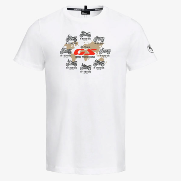 BMW 45 års GS T'shirt, Hvid