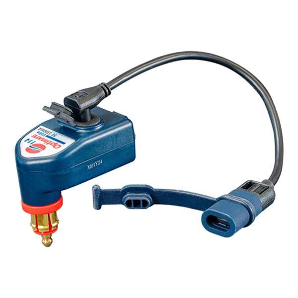 Optimate USB-A + USB-C Lader, Vinklet