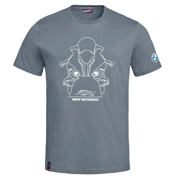 BMW RR T'shirt, Grå, Herre